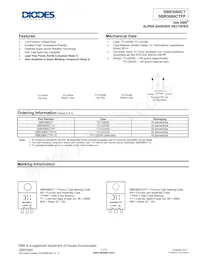SBR3060CTFP Datasheet Cover