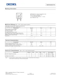 SBR30A45CTB Datasheet Page 2