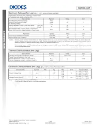 SBR30E45CT Datasheet Page 2