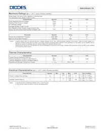 SBR30E45CTB-13 Datasheet Page 2