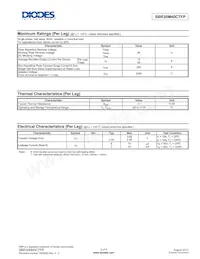 SBR30M40CTFP Datasheet Page 2