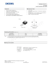 SBR40U100CTE Datasheet Cover