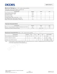 SBR6100CTL-13 Datasheet Page 2