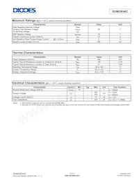 SDM20E40C-7-F Datasheet Page 2