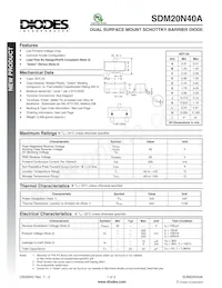 SDM20N40A-7 Datasheet Cover