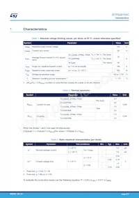 STPS20150CR Datasheet Pagina 2