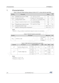 STPS660DDJFY-TR Datasheet Page 2