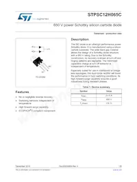 STPSC12H065CT數據表 封面