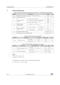 STPSC20H12CWL Datasheet Page 2