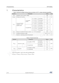 STTH1602CFP Datenblatt Seite 2