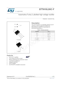 STTH16L06CGY-TR Datasheet Cover