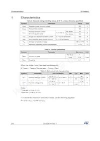STTH6003CW Datasheet Page 2
