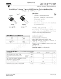 V20100R-E3/4W Datasheet Cover
