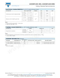 V20DM120CHM3/I Datasheet Page 2