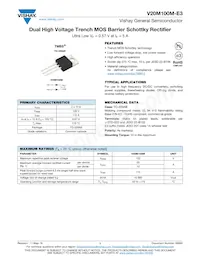 V20M100M-E3/4W Datasheet Cover