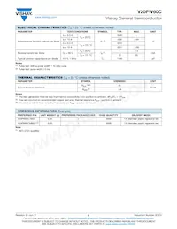 V20PW60CHM3/I Datasheet Page 2