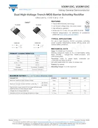 V30M120CHM3/4W Datasheet Cover