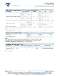 V40PWM12CHM3/I Datasheet Page 2