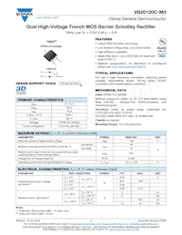 VB20120C-M3/4W Datasheet Cover