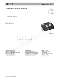VBO160-12NO7 Datasheet Cover
