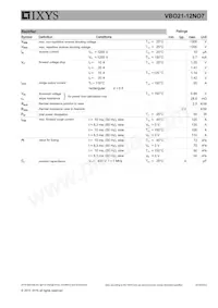 VBO21-12NO7 Datasheet Page 2