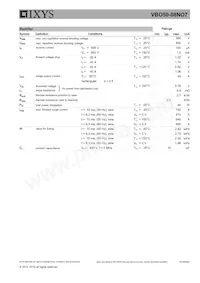 VBO50-08NO7 Datasheet Pagina 2