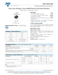 VBT1045C-M3/4W Datasheet Cover