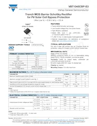 VBT1045CBP-E3/4W數據表 封面