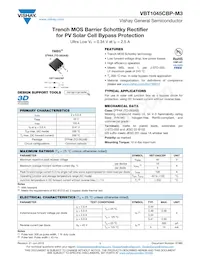 VBT1045CBP-M3/4W Datasheet Cover