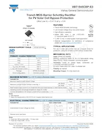 VBT1545CBP-E3/4W數據表 封面