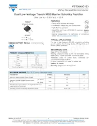 VBT3045C-E3/4W Datasheet Cover