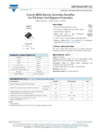 VBT3045CBP-E3/4W Datasheet Cover
