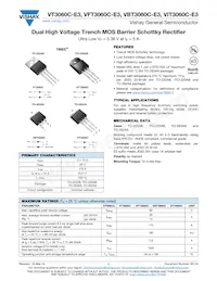 VBT3060C-E3/8W Datasheet Cover