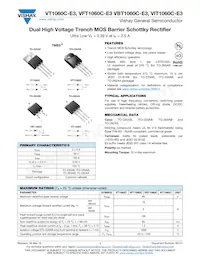 VFT1060C-E3/4W Datasheet Copertura