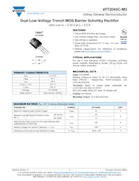 VFT2045C-M3/4W Datasheet Cover