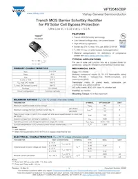 VFT2045CBP-M3/4W Datasheet Cover