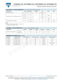VFT2060C-E3/4W Datasheet Pagina 2