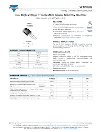 VFT2060G-M3/4W Datasheet Cover
