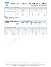 VFT2080C-E3/4W Datasheet Pagina 2