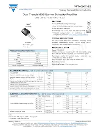 VFT4060C-E3/4W Datasheet Copertura