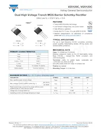 VI20120CHM3/4W Datasheet Cover