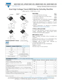 VI20150C-E3/4W Datasheet Cover