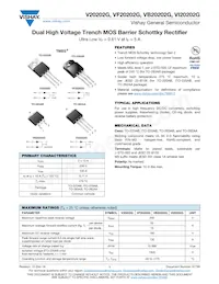 VI20202G-M3/4W Datasheet Cover