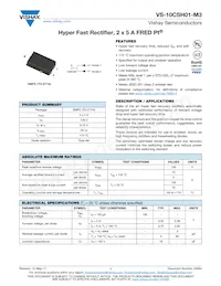 VS-10CSH01-M3/87A Datasheet Cover