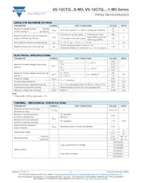 VS-12CTQ045STRL-M3 Datasheet Page 2