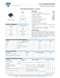 VS-12CWQ04FNHM3 Datasheet Cover