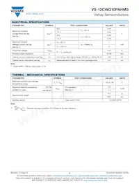 VS-12CWQ10FNHM3 Datasheet Pagina 2