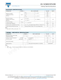VS-12CWQ10FNTRR-M3 Datasheet Page 2