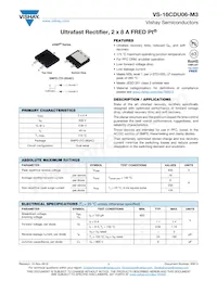 VS-16CDU06-M3/I Datasheet Cover