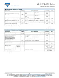 VS-20CTQ045HN3 Datasheet Pagina 2